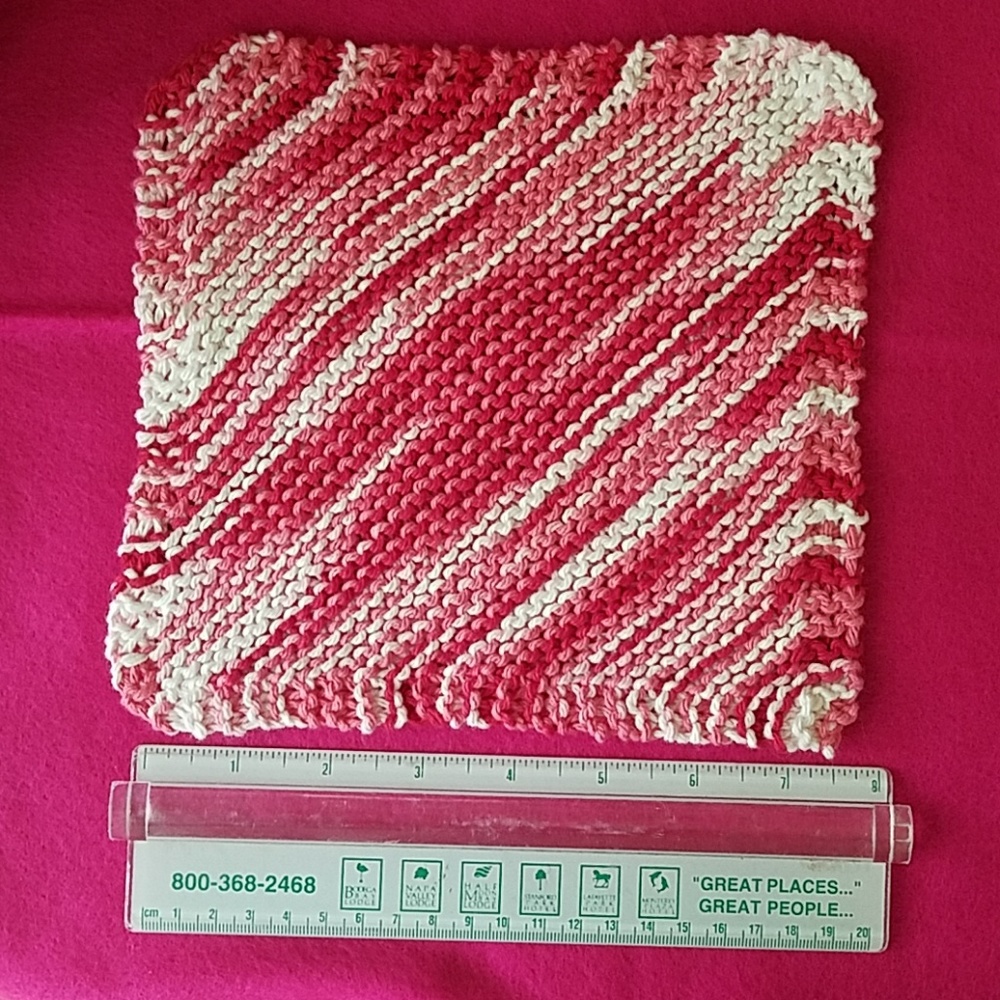 100 percent cotton handmade washcloths each at 10. - Picture 8 of 8